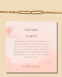 Everly Made - SISTER Gullarmbånd