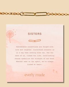 Everly Made - SISTER Gullarmbånd