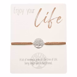 Crystals HCA Jewellery -  Enjoy Bracelet - Tree of Life Brown