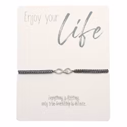 Crystals HCA Jewellery -  Enjoy Bracelet - Infinity Grey
