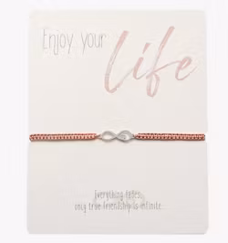 Crystals HCA Jewellery -  Enjoy Bracelet - Infinity - Pink