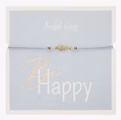 Crystals HCA Jewellery -  "Be Happy Bracelet" -  Angel Wing