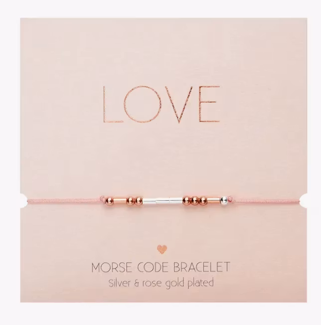 Crystals HCA Jewellery -  Morse Code Bracelet - "LOVE"