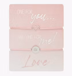 Crystals HCA Jewellery -  2pk One for You... Bracelet - "LOVE"