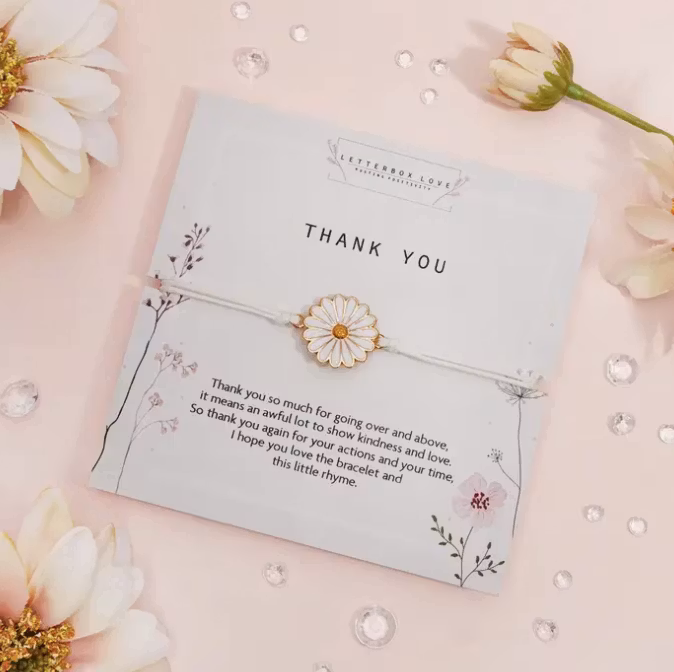 Letterbox Love - Thank you Wish Bracelet