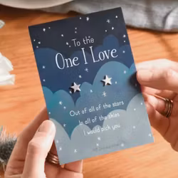 Manta Makes - The one I Love - Stjerne Sølv Øredobber