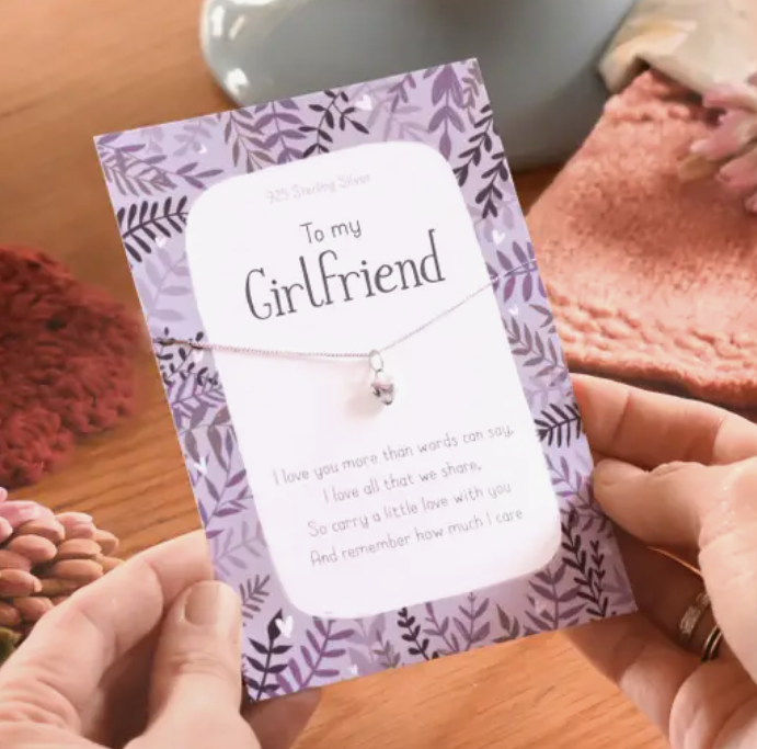 Manta Makes - Hjerte Sølvkjede - "Girlfriend"