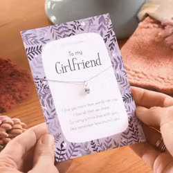Manta Makes - Hjerte Sølvkjede - "Girlfriend"