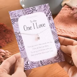 Manta Makes - Hjerte Sølvkjede - "The one i Love"