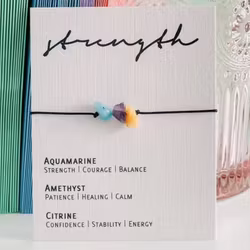 Molly & Izzie - Crystal Bracelet - Strength