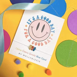 Molly & Izzie - Crystal Bracelet - It's a good day