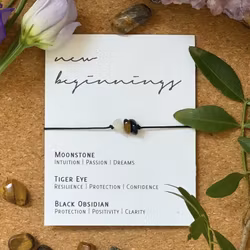 Molly & Izzie - Crystal Bracelet - New Beginnings