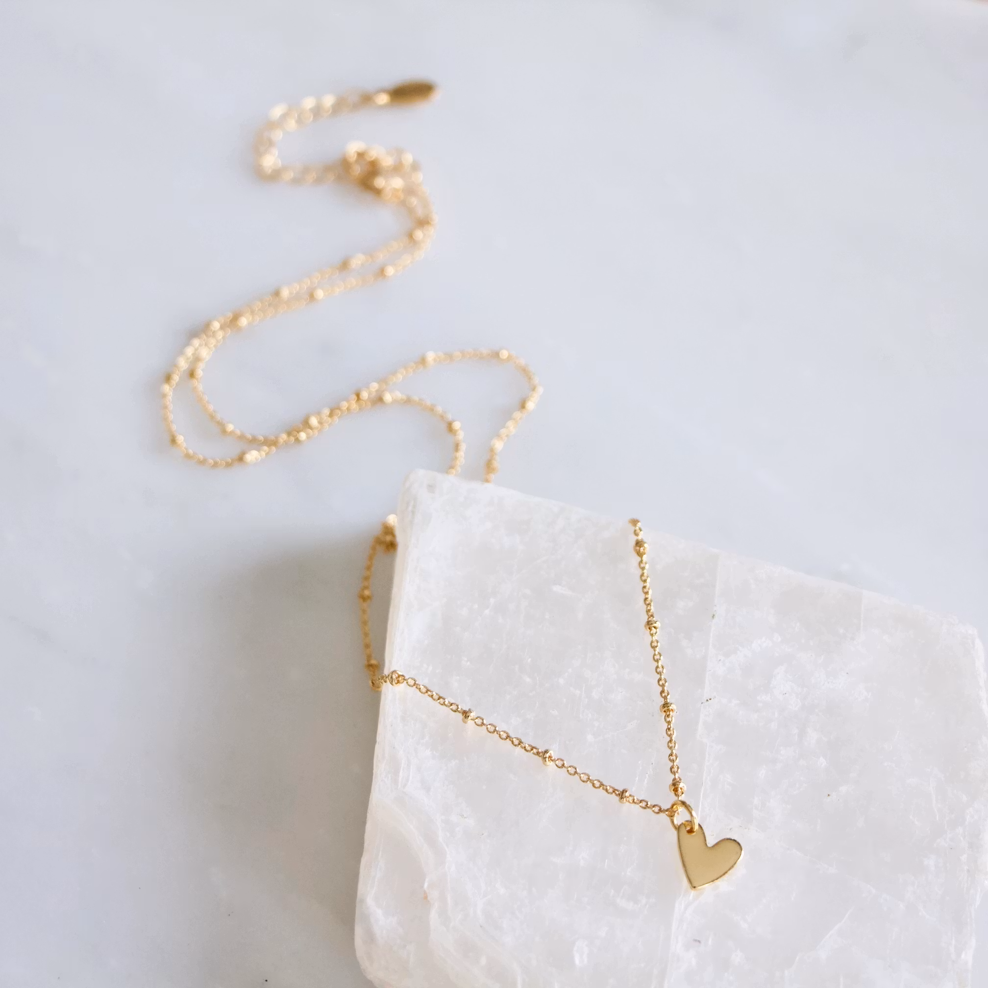Mesa Blue - Mini Heart  Necklace