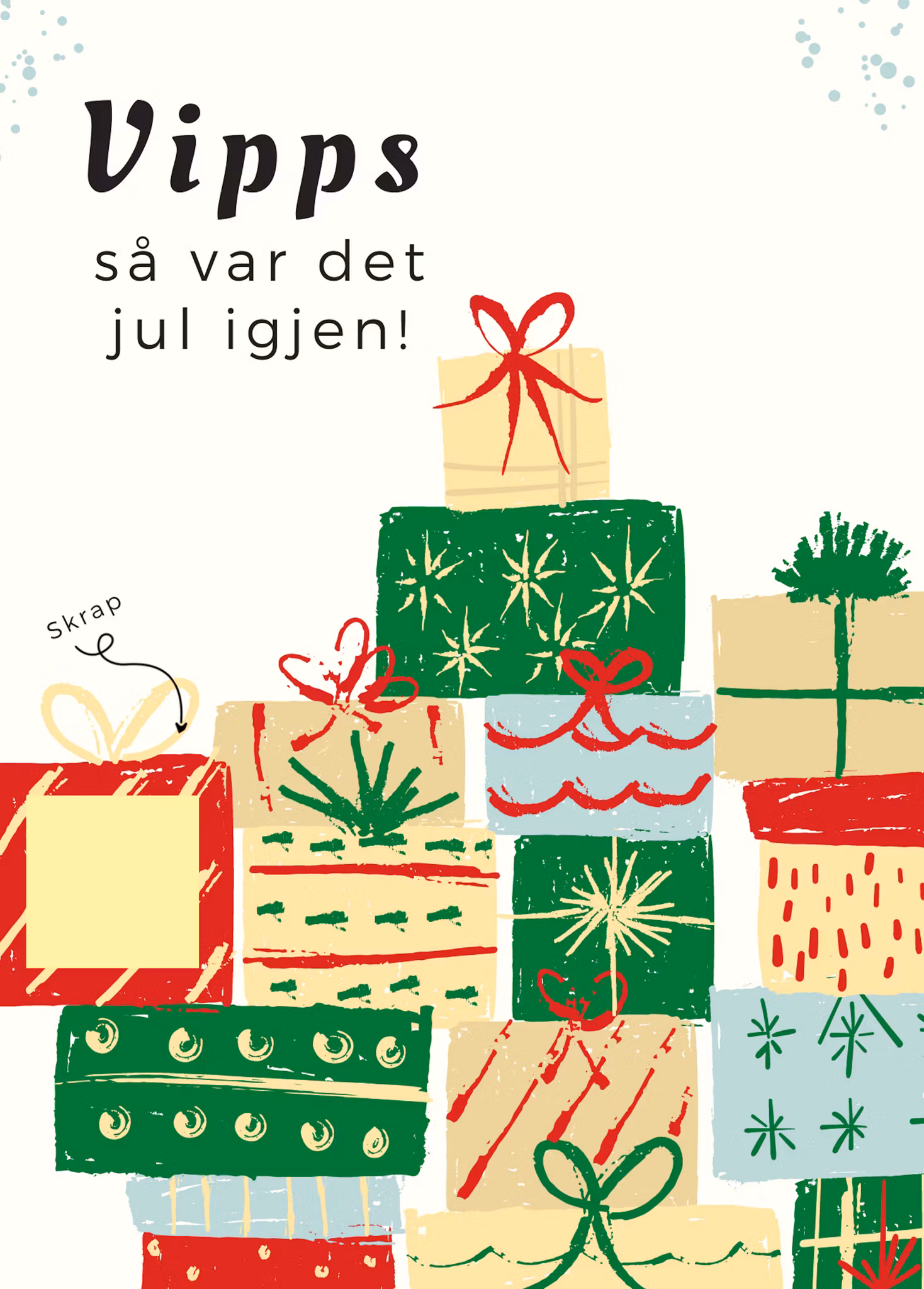 3pk Vipps Skrapekort -  Julegaver