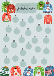 Scratch-off Julekalender - Julegenser