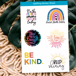 Savannah + James - 4pk Kindness Sticker Sheet