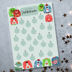 Scratch-off Julekalender - Julegenser
