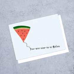 Raus Hverdag Kort - One in a melon balloon