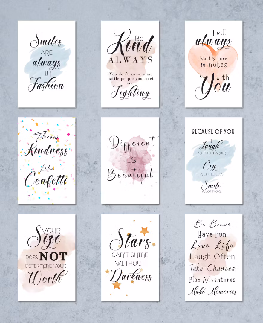 9pk Kindness Cards