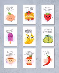 9pk Raus Hverdag kort - Lunchnotes