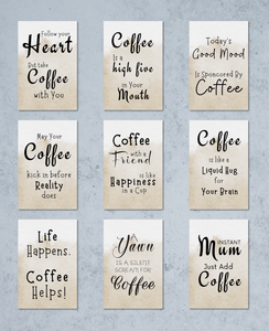9pk Fun Coffee Cards
