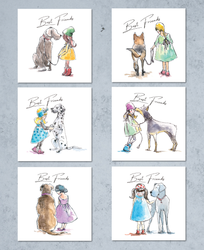6pk "Best Friends" Cards