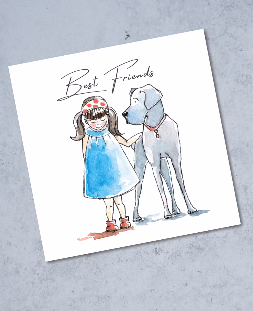 6pk "Best Friends" Cards