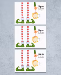 3pk Vipps Skrapekort - Nissealv