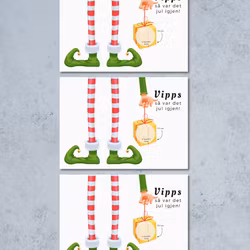 3pk Vipps Skrapekort - Nissealv