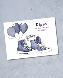 Vipps Bursdagskort - Sneakers