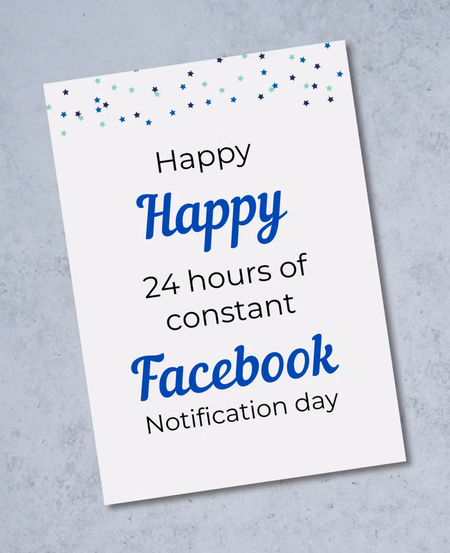 Facebook Birthday Card