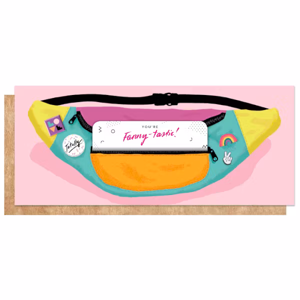 Inkling Paperie - Fanny Pack Card
