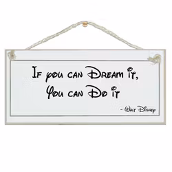 Crafty Clara Wooden Sign - "If you can Dream it you can Do it"