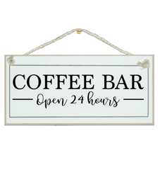Crafty Clara Wooden Sign - "Coffee Bar"