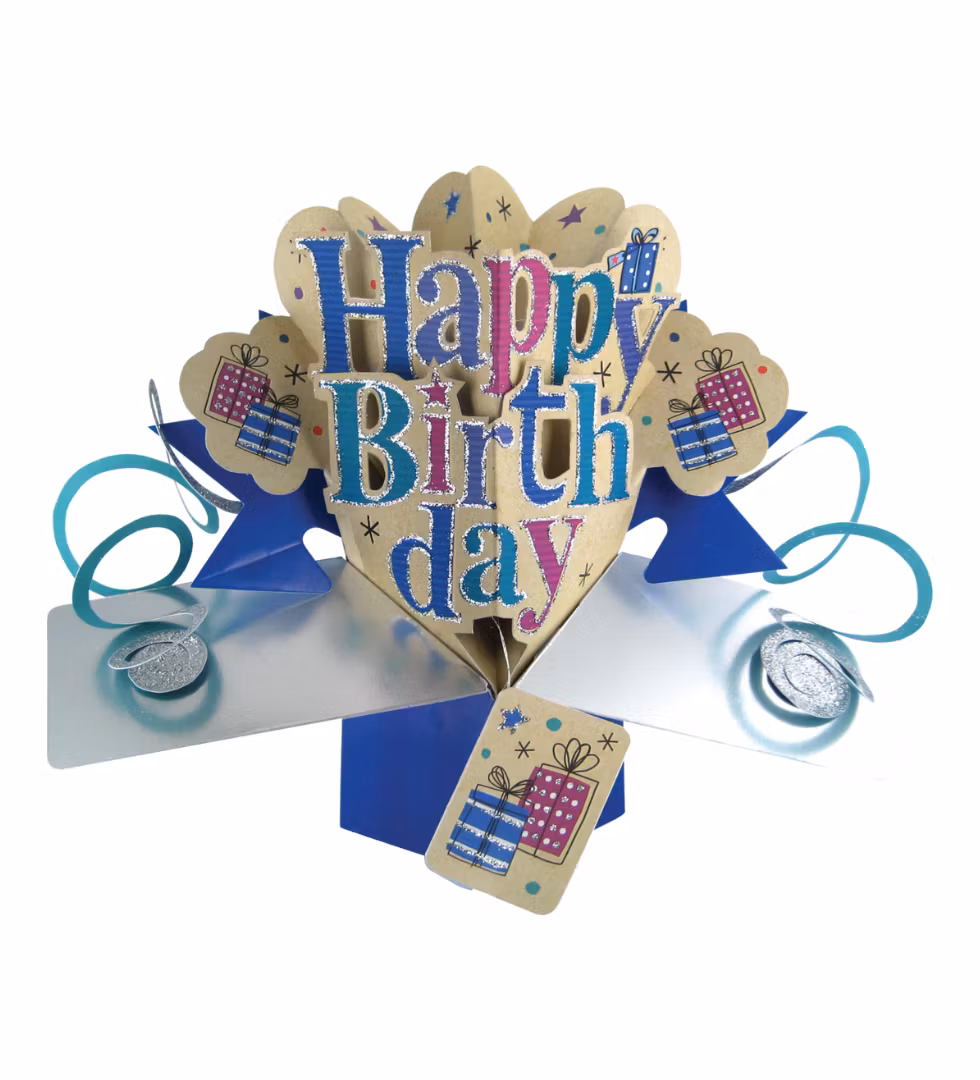 Second Nature Pop-up Card - Happy Birthday