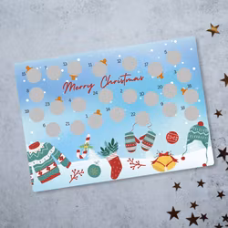 Scratch-off  Julekalender - Familiens Treningskalender