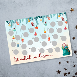 Scratch-off  Julekalender - Dagens Ordtak