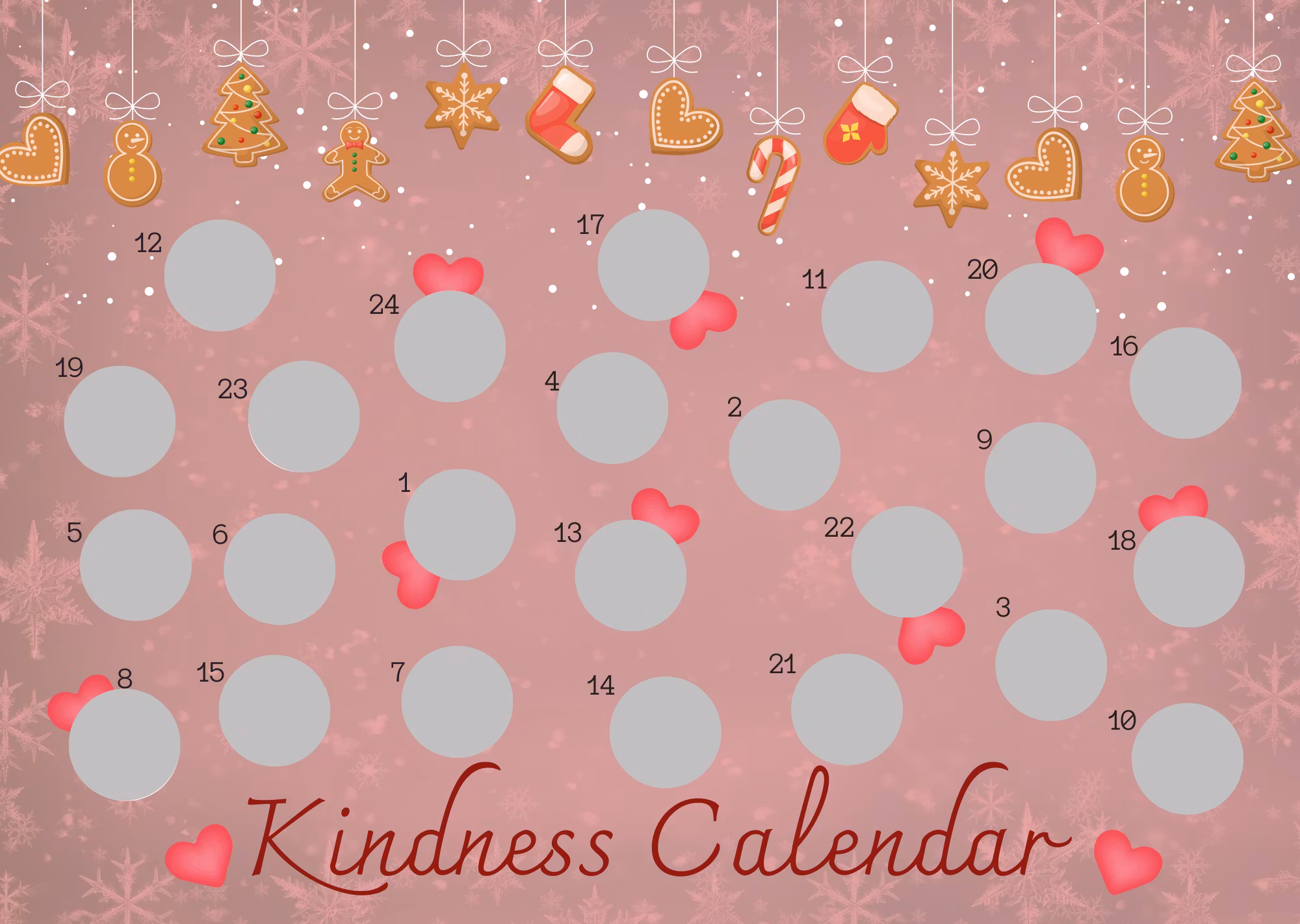 Scratch-off  Julekalender - Act of Kindness Kalender