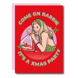 Studio Soph - Barbie Christmas Party Christmas Greeting Card