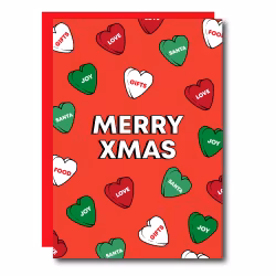 Studio Soph - Merry Xmas Hearts   - Julekort