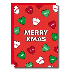 Studio Soph - Merry Xmas Hearts   - Julekort