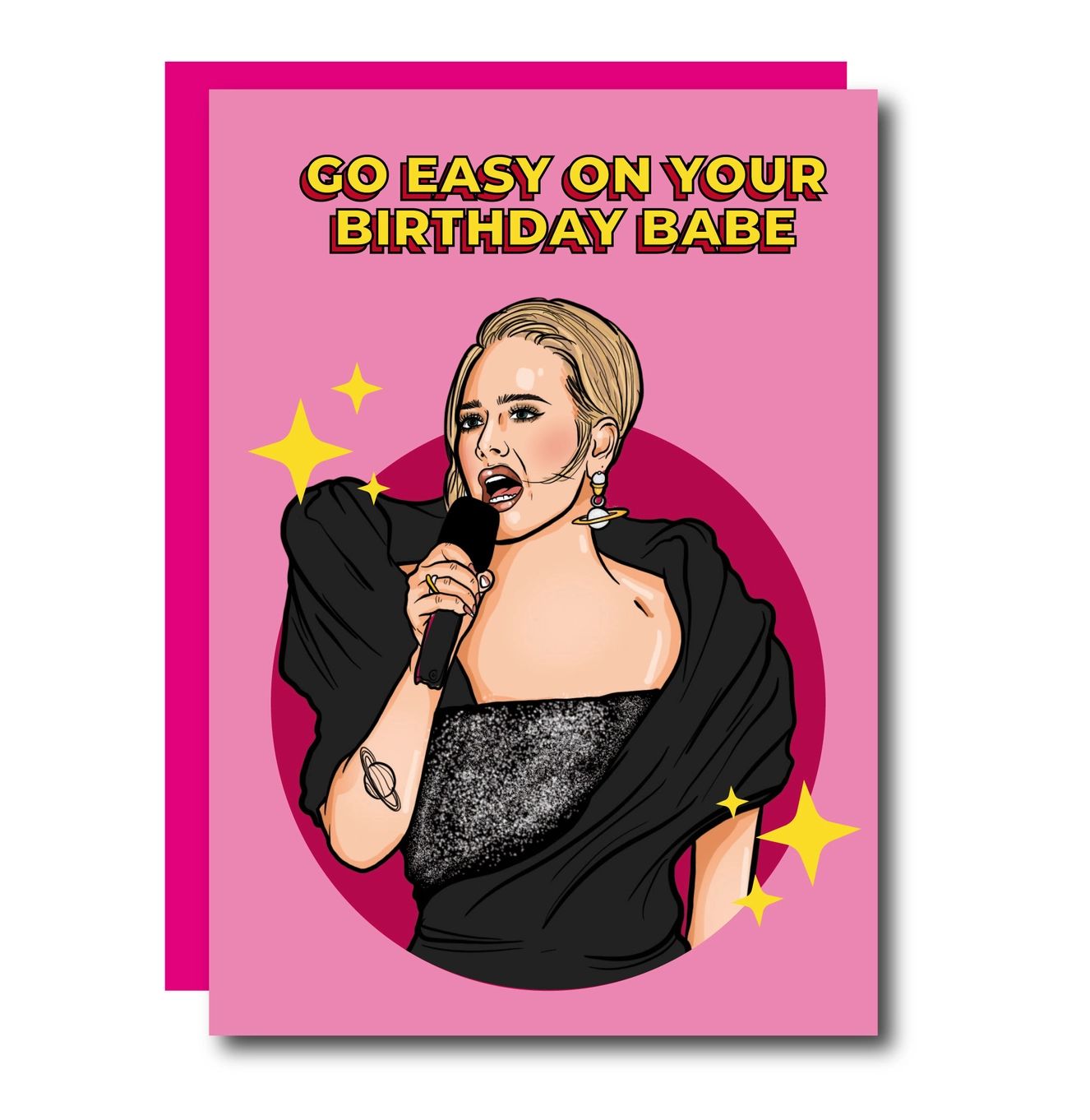 Studio Soph - Go Easy On Your Birthday Babe Adele - Bursdagskort