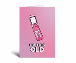 Studio Soph - Ur This Old Pink  - Bursdagskort