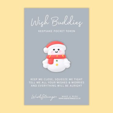 Wishstring Wishing Buddies Pockethug - Snømann