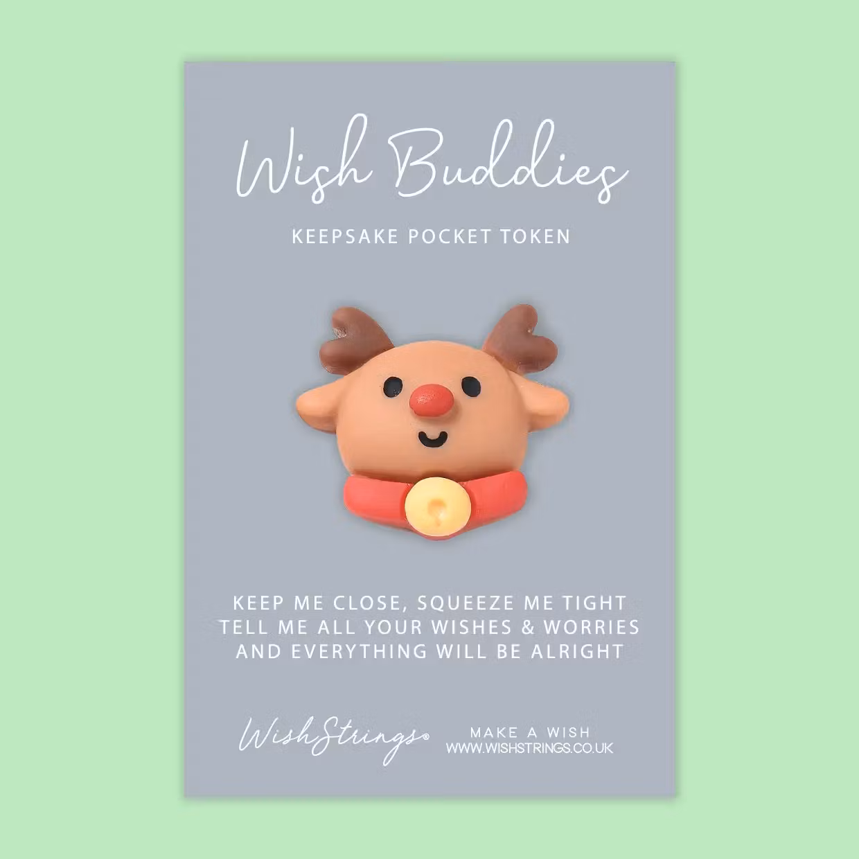 Wishstring Wishing Buddies Pockethug - Reinsdyr