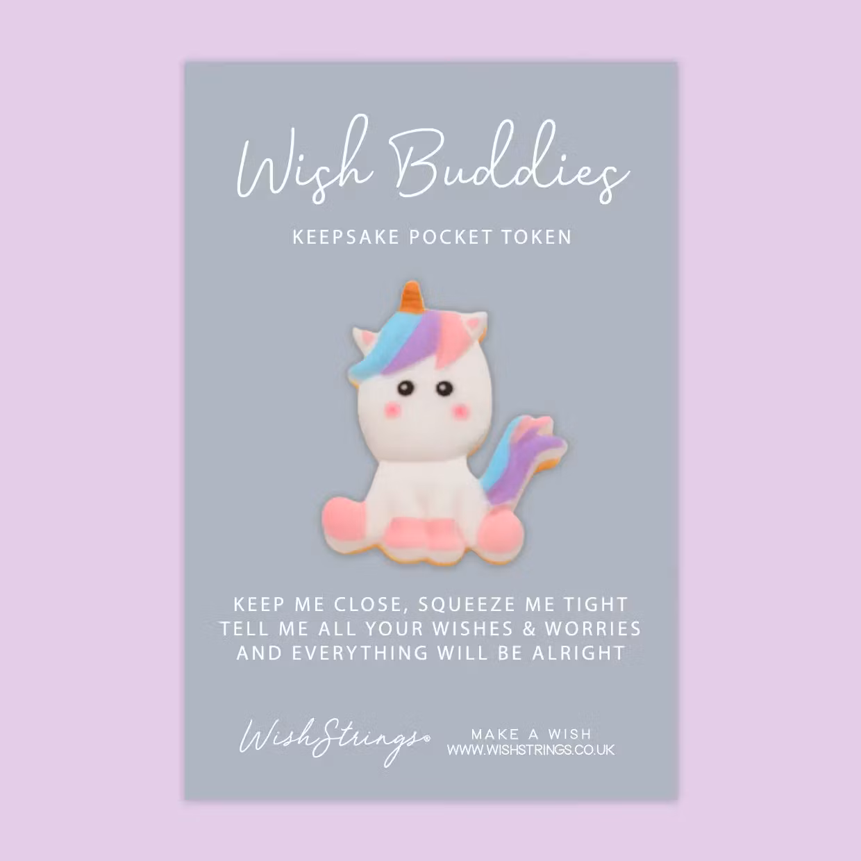 Wishstring Wishing Buddies Pockethug - Enhjørning