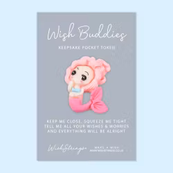 Wishstring Wishing Buddies Pockethug - Havfrue