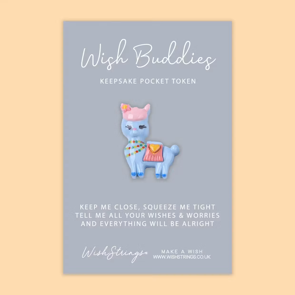 Wishstring Wishing Buddies Pockethug - Llama