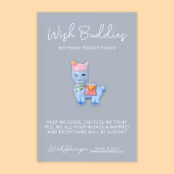 Wishstring Wishing Buddies Pockethug - Llama