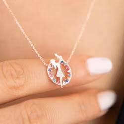 Einzelstück - Mamma Necklace - Rosegull